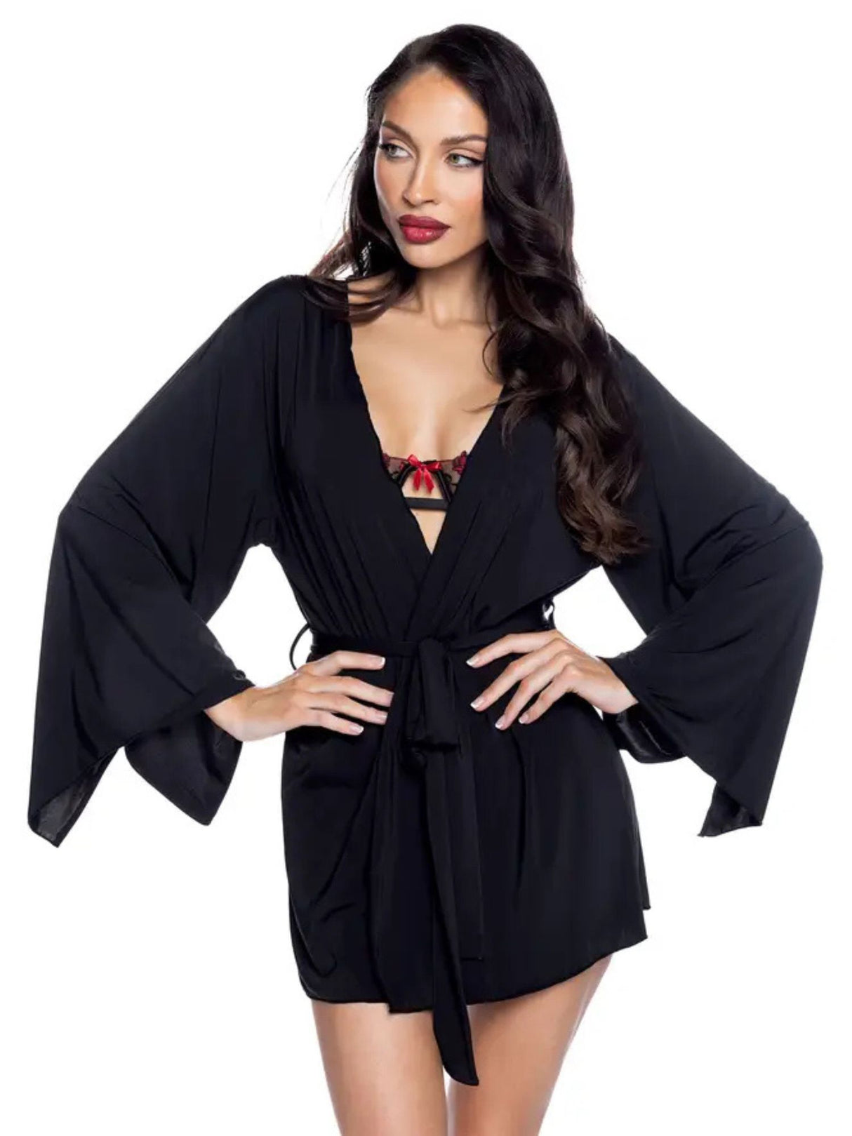 Roma Satin Robe | Soft Modal Lounge Robe