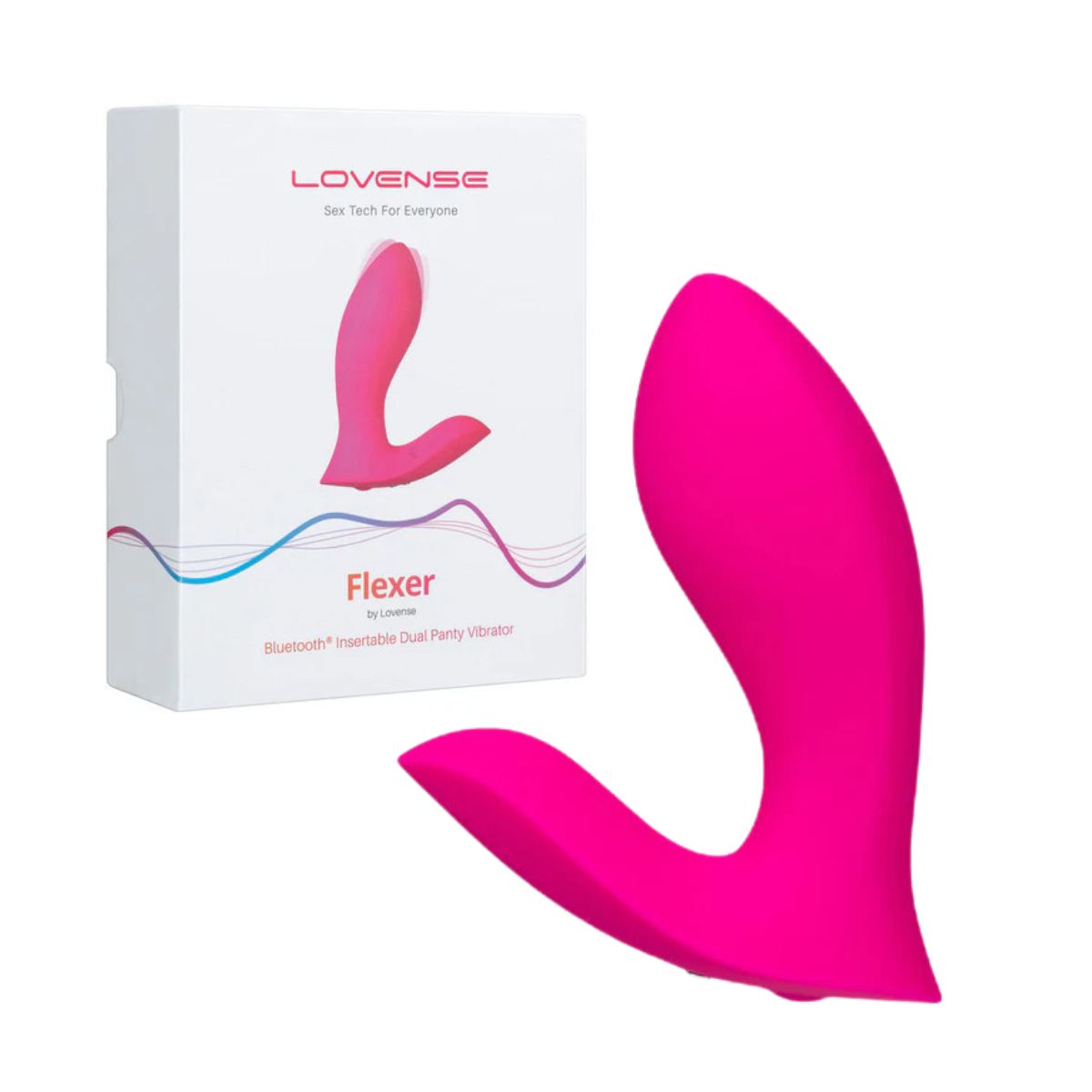 Lovense - Flexer Bluetooth Dual Panty Vibrator - Boutique Séduction