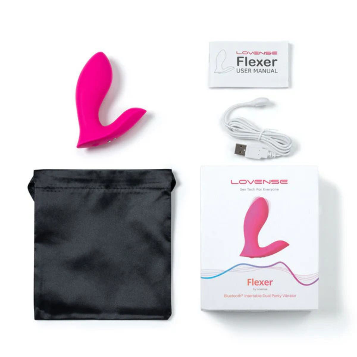 Lovense - Flexer Bluetooth Dual Panty Vibrator - Boutique Séduction