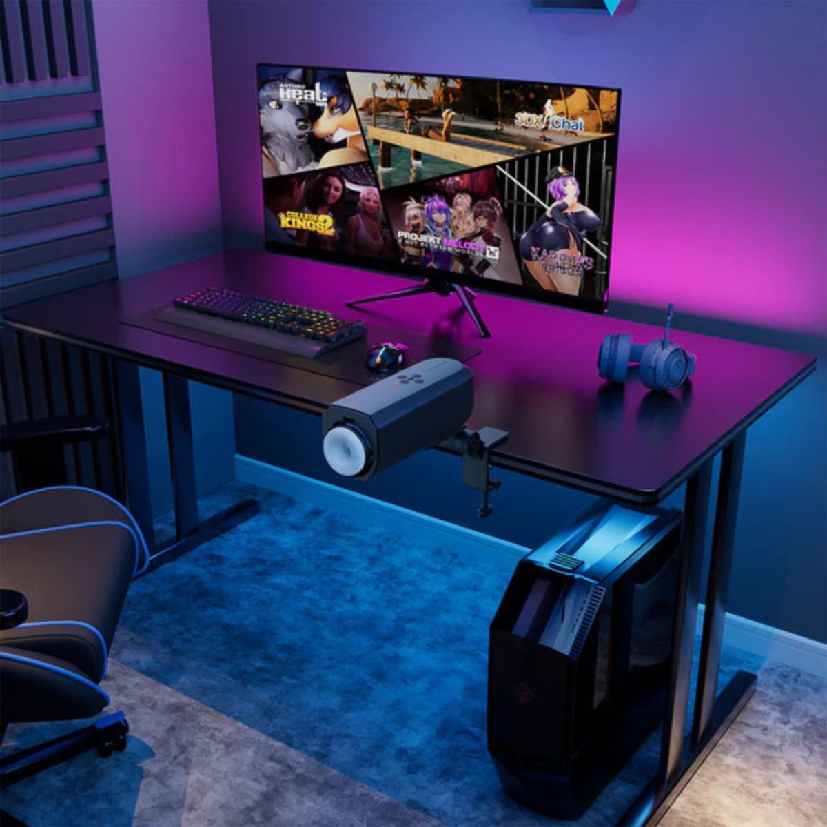 Lovense - Solace Bluetooth Thrusting Male Masturbator - Boutique Séduction