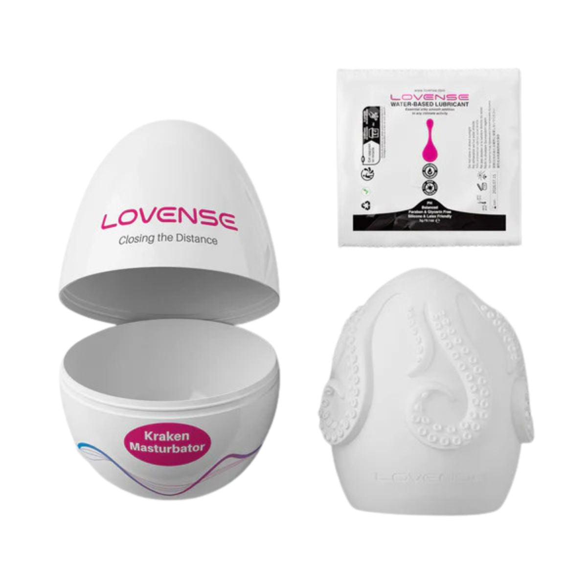 Lovense - Kraken Single Egg Masturbator - Boutique Séduction
