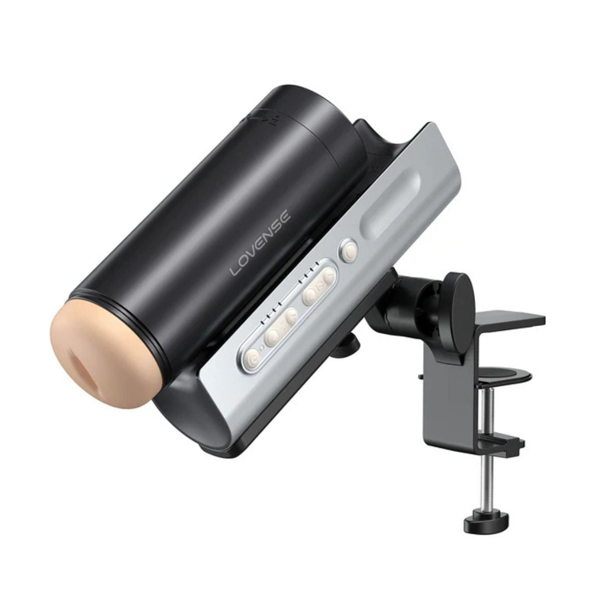 Discover Lovense Solace Pro with AI sync, adjustable speed, hands-free design, realistic sleeve, app control, and long battery life.