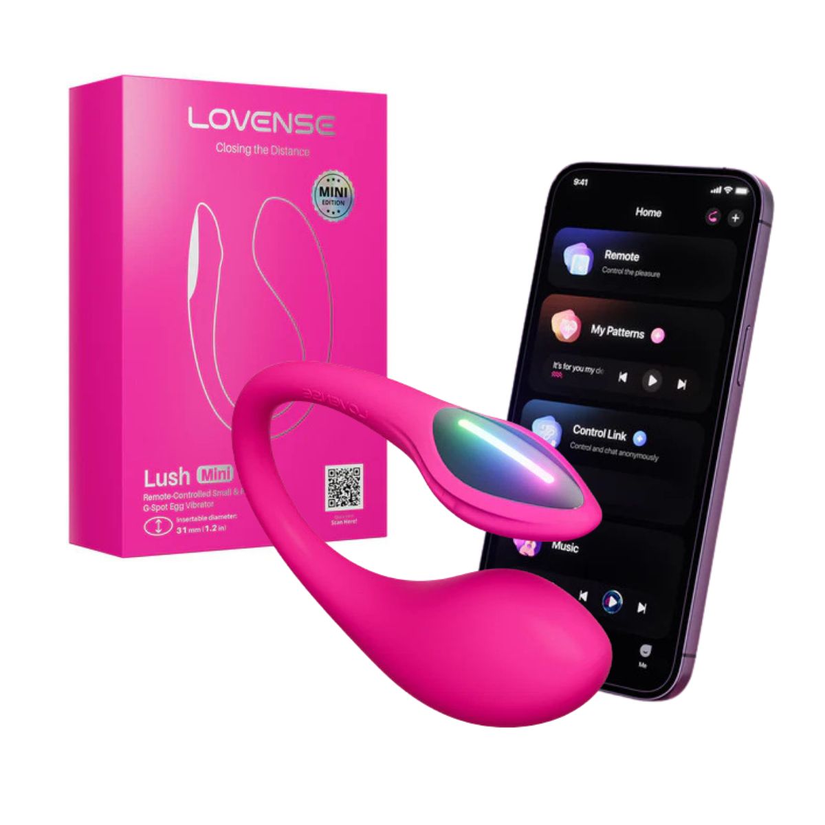 Lovense - Lush Mini G-Spot Egg Vibrator - Boutique Séduction
