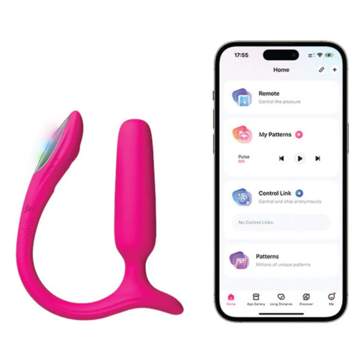 Lush Anal Petit Vibrateur App-Contrôle
