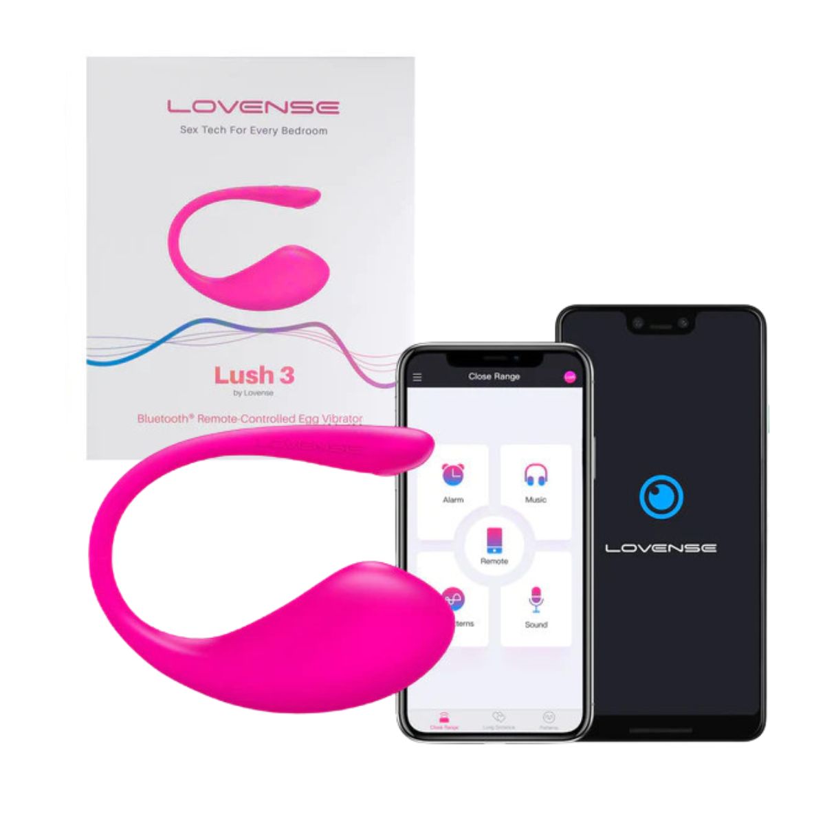 Lovense - Lush 3 Bluetooth Vibrating Egg - Boutique Séduction