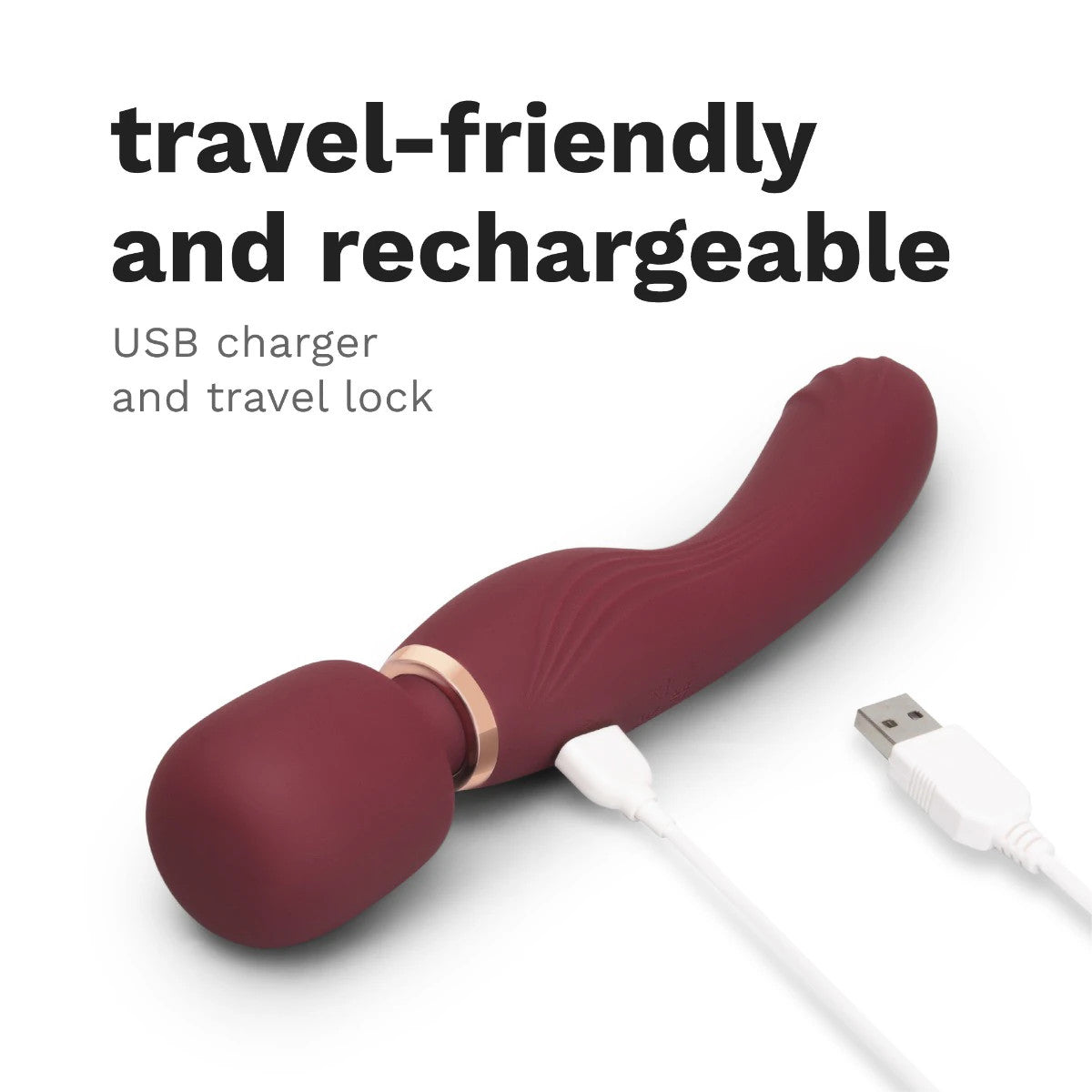 Le Wand - Fusion G 2-in-1 Wand Vibrator - Boutique Séduction