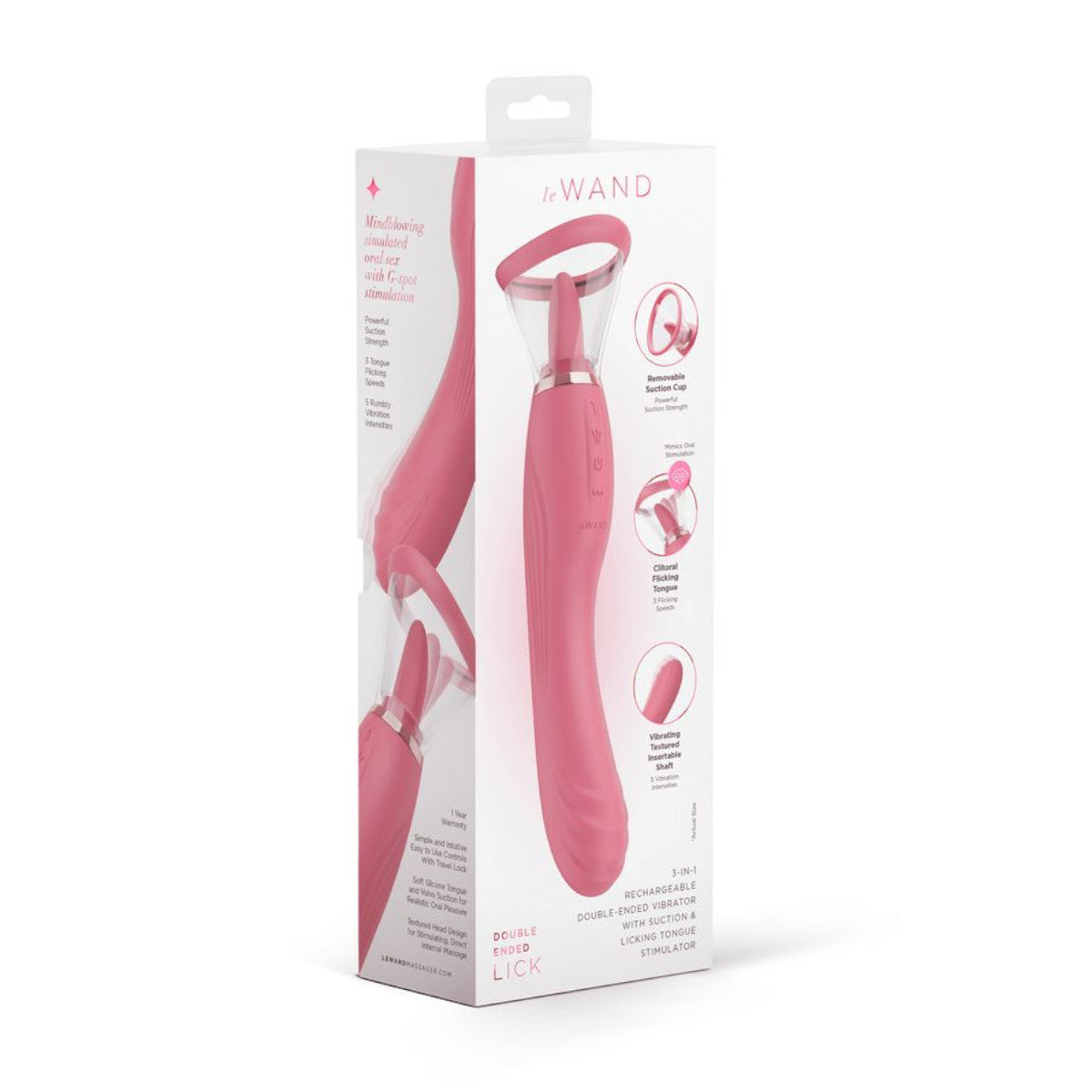 Le Wand - Lick 3-in-1 Double Ended - Boutique Séduction