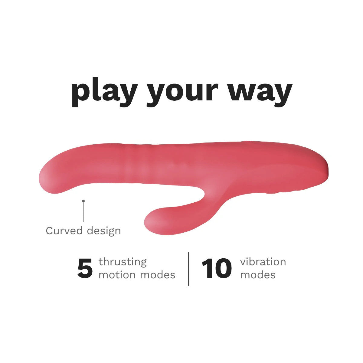 Le Wand - Thrust Thrusting & Rotating Rabbit Vibrator - Boutique Séduction