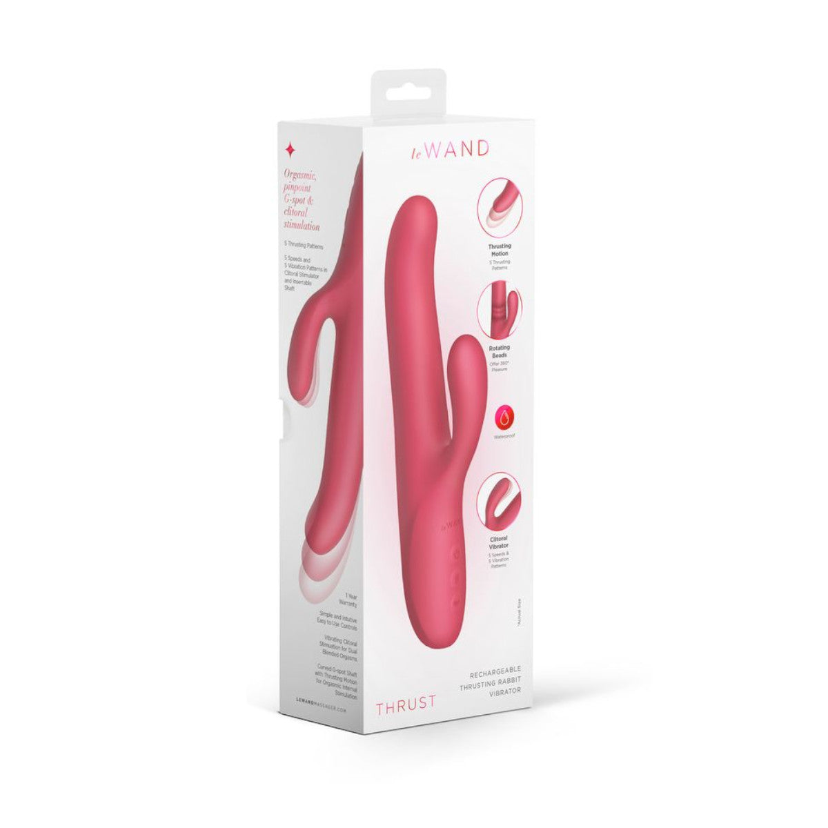 Le Wand - Thrust Thrusting & Rotating Rabbit Vibrator - Boutique Séduction