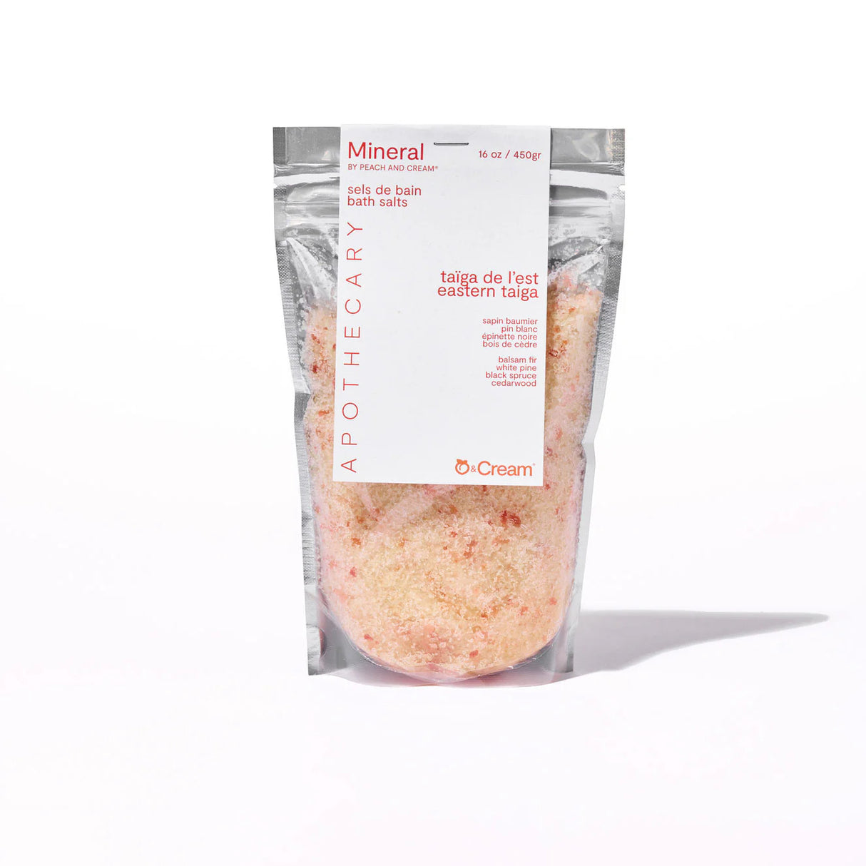Mineral Bath Salts Peach & Cream - Boutique Séduction