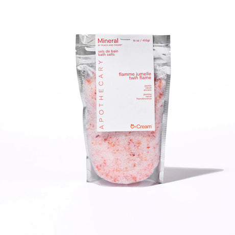 Mineral Bath Salts Peach & Cream - Boutique Séduction