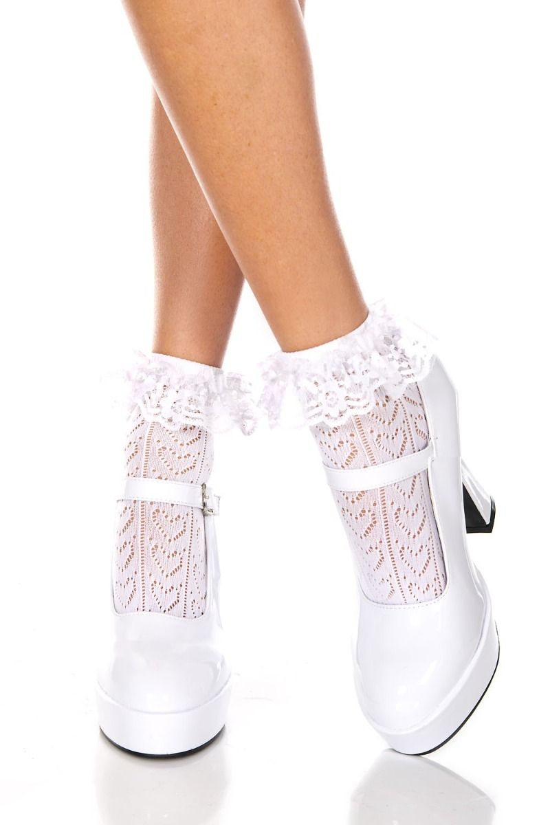 Music Legs - Heart Ankle Hi - Boutique Séduction