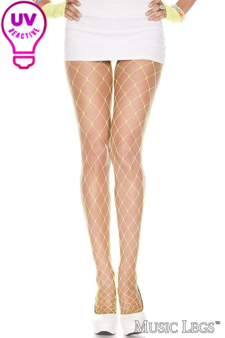 Music Legs - Fence Net Pantyhose - Boutique Séduction