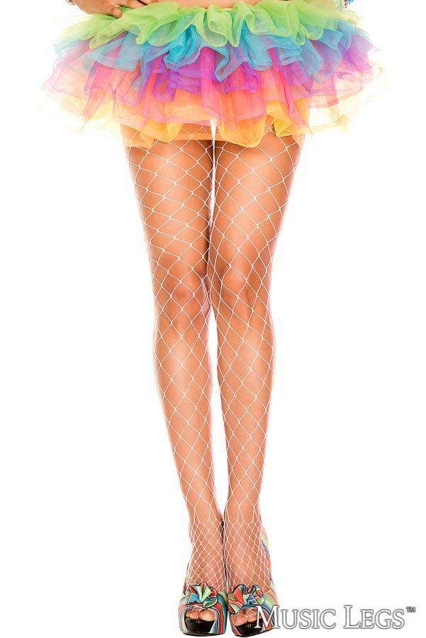 Music Legs - Fence Net Pantyhose - Boutique Séduction