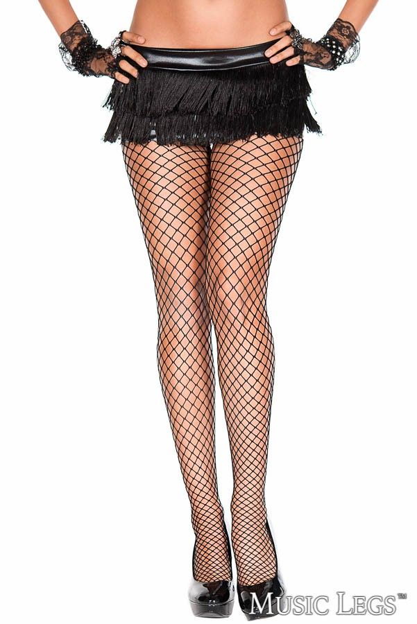 Diamond Net Pantyhose Music Legs - Boutique Séduction