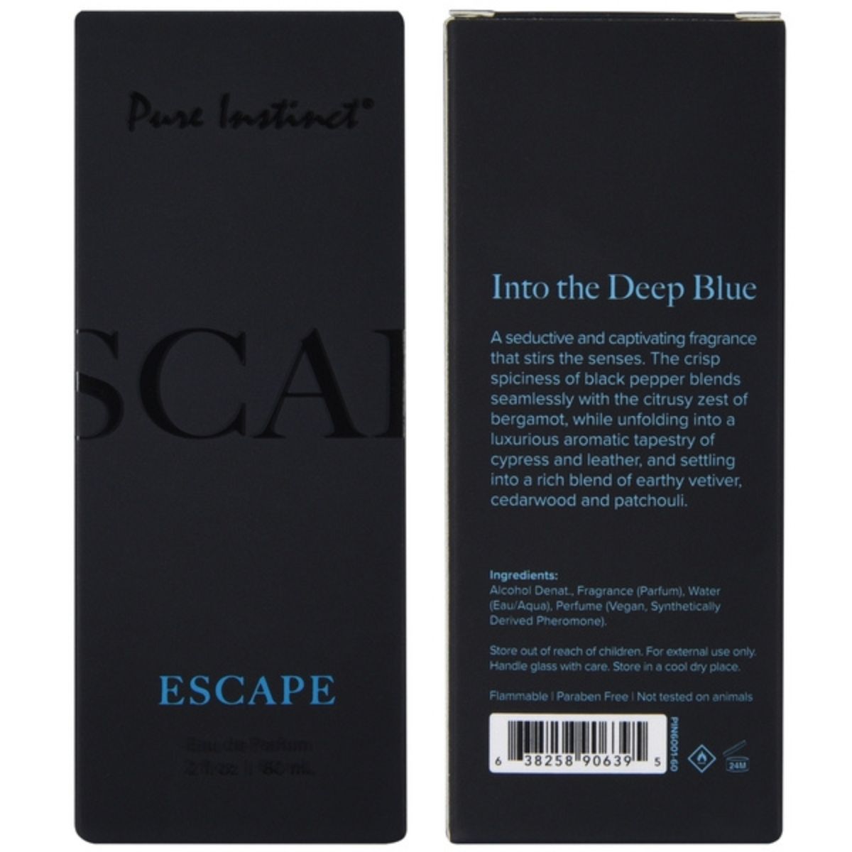 Escape Pheromone Infused Perfume Pure Instinct - Boutique Séduction