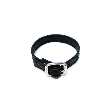Rouge - Leather Buckle Cock Strap - Boutique Séduction