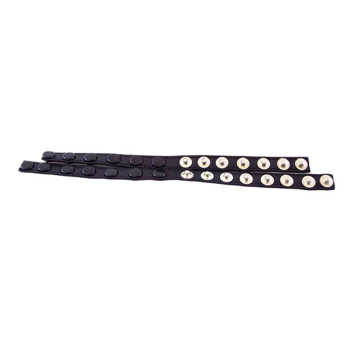 Rouge - Leather Double Multi Snap Strap - Boutique Séduction
