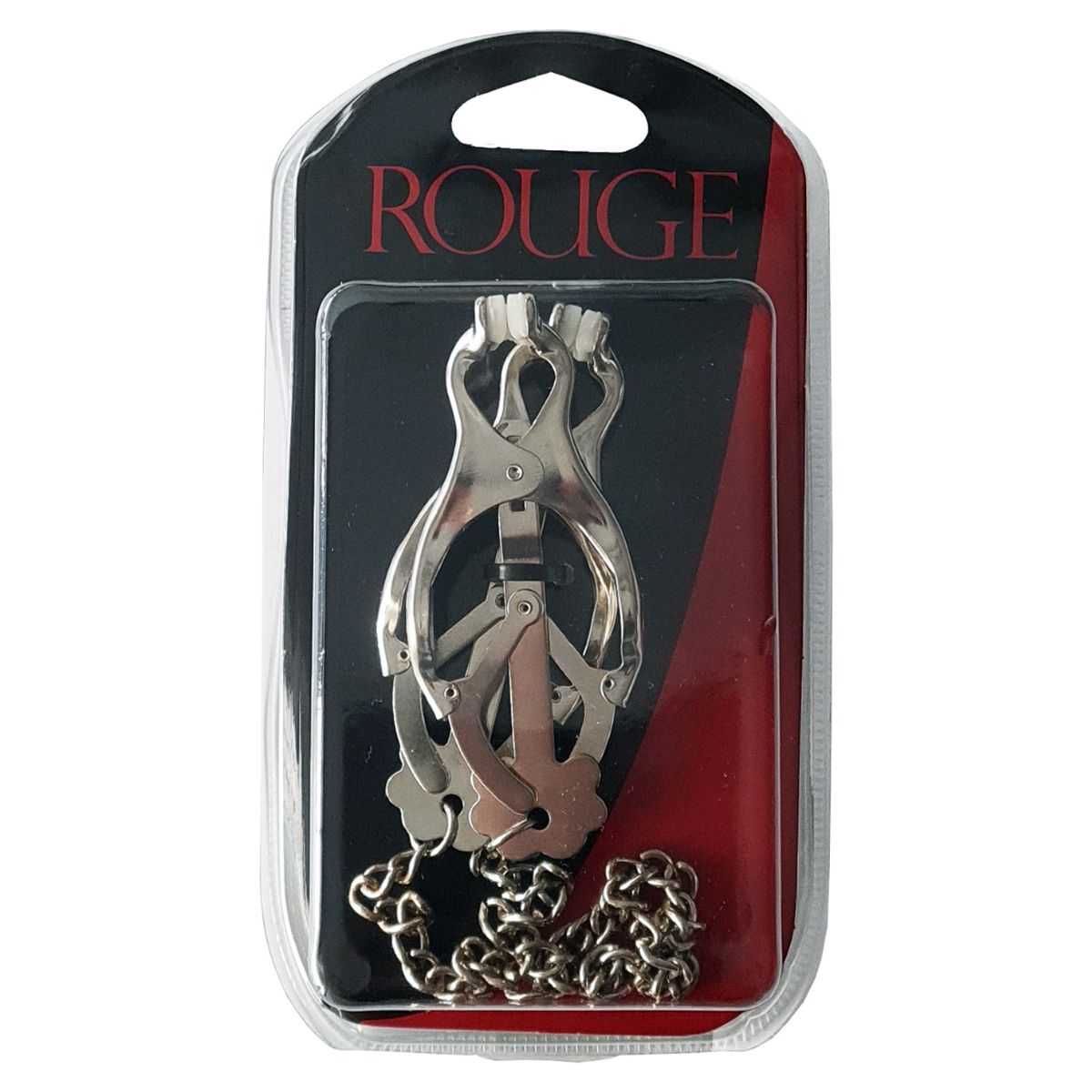 Rouge - Steel Butterfly Nipple Clamps - Boutique Séduction