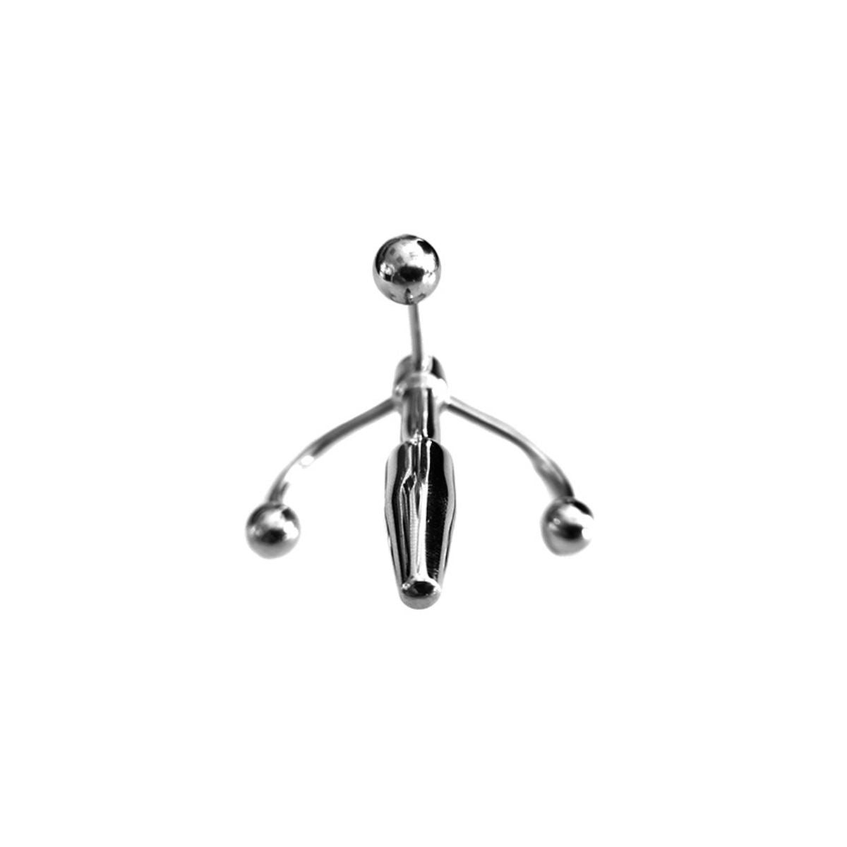 Rouge - Stainless Steel Crown Penis Plug - Boutique Séduction
