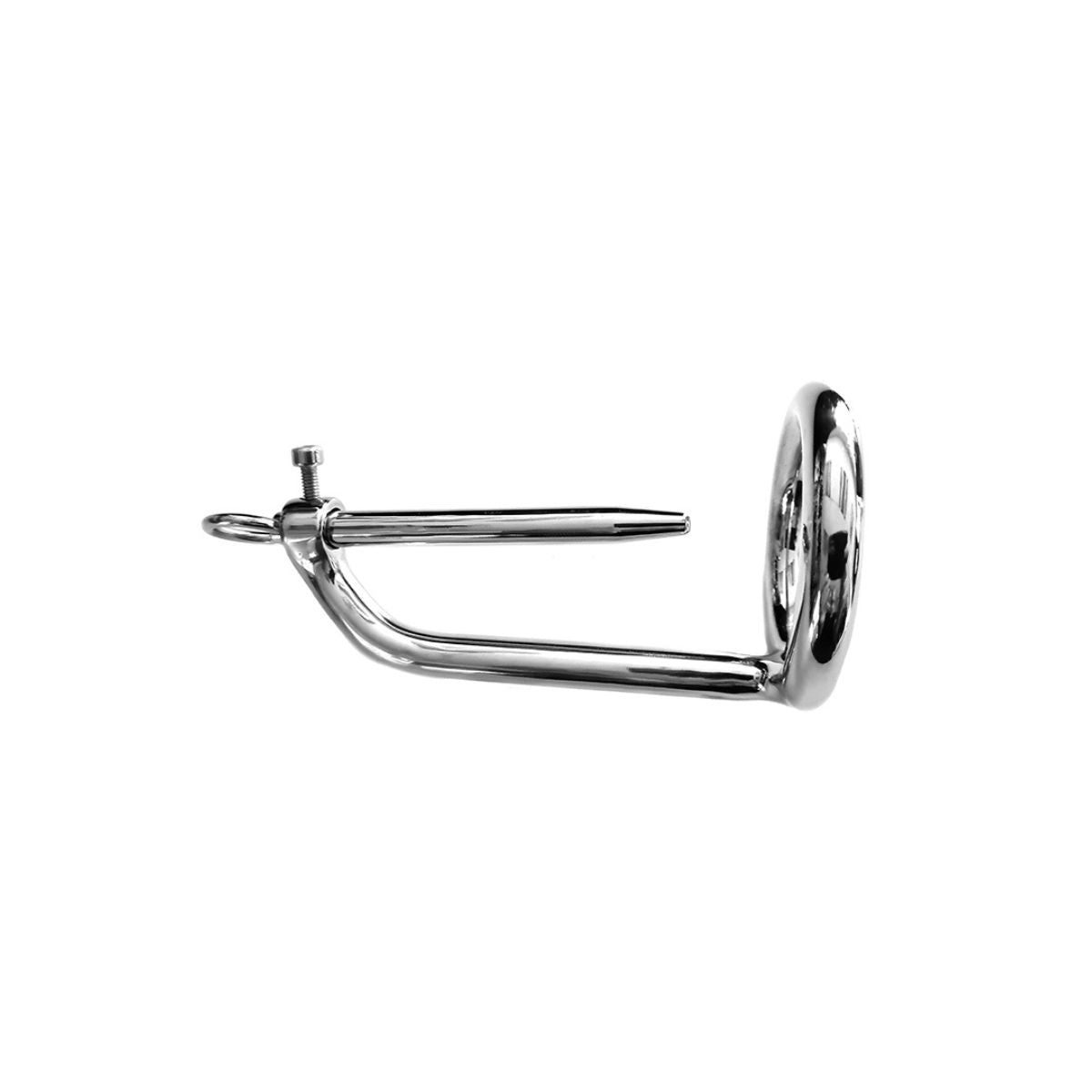 Rouge - Stainless Steel Chastity Ring & Urethral Probe 45mm - Boutique Séduction
