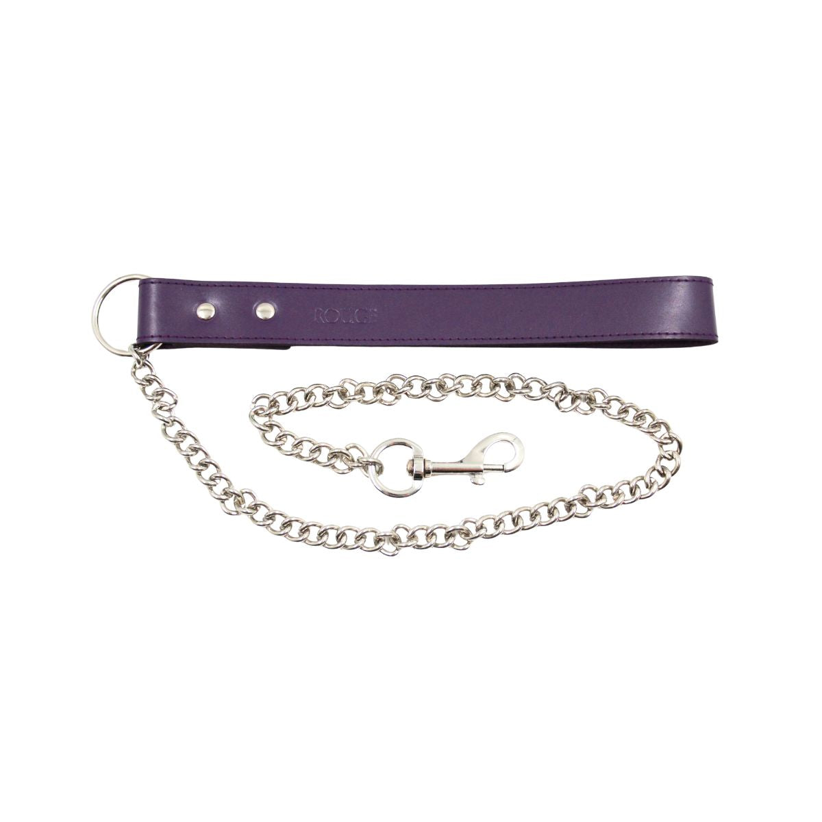 Rouge - Leather Leads with Chain - Boutique Séduction