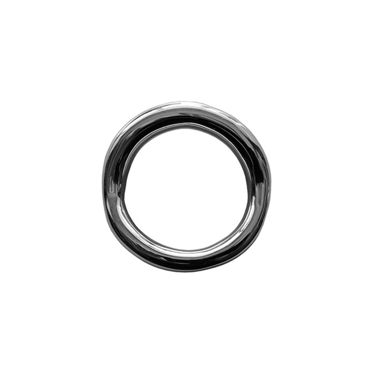 Anneau Pénien Ergonomique en Acier Inoxydable