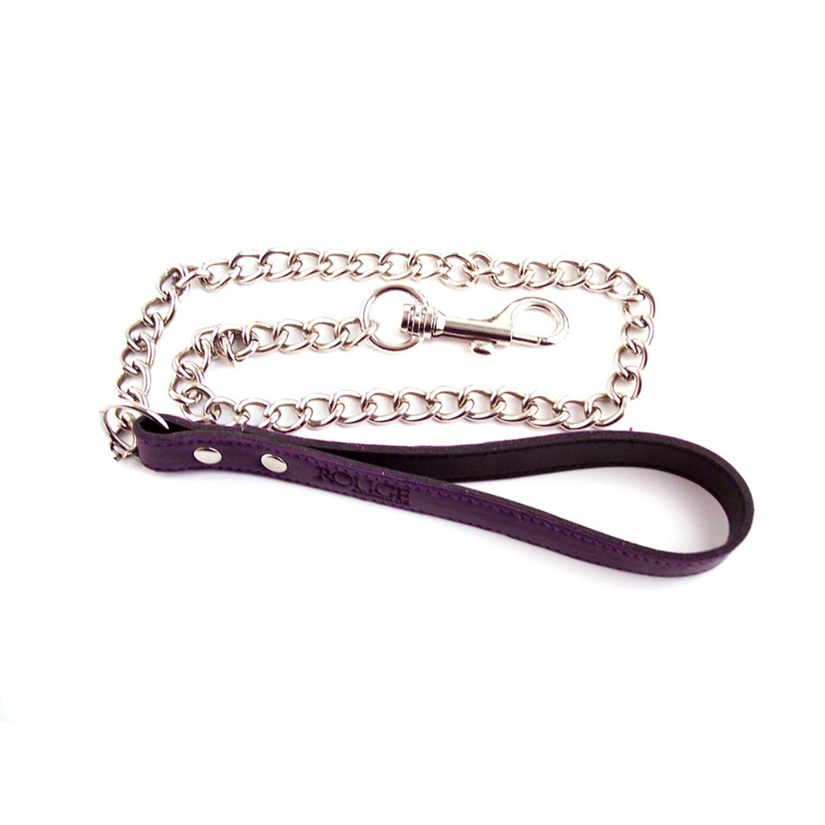 Rouge - Leather Lead with Chain - Boutique Séduction