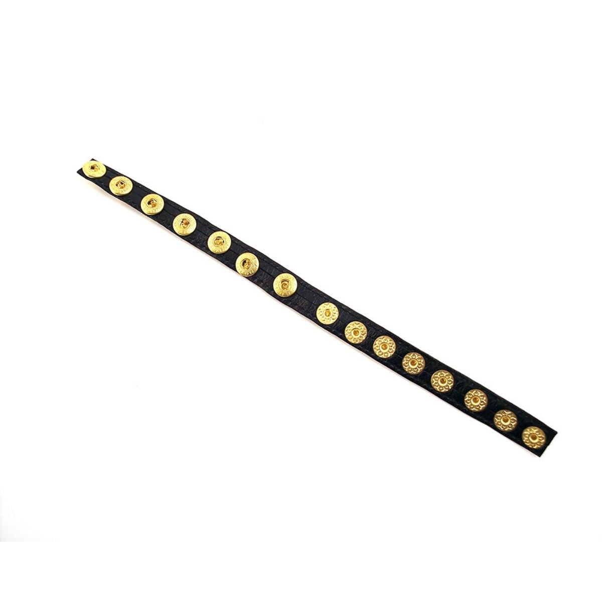 Rouge - Leather Single Multi Snap Strap - Boutique Séduction