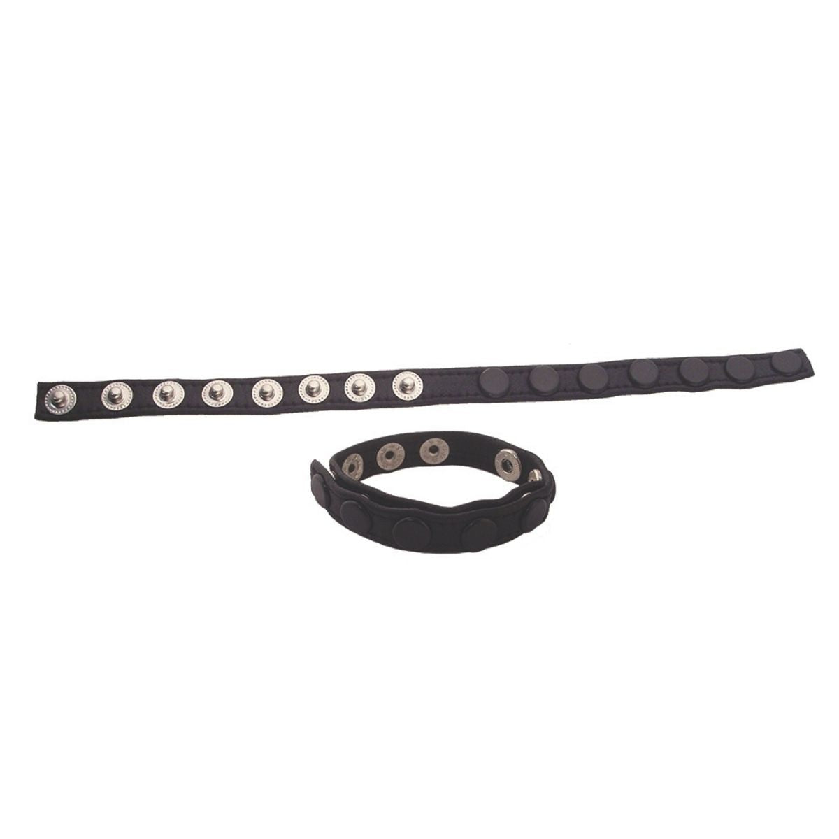 Rouge - Leather Single Multi Snap Strap - Boutique Séduction