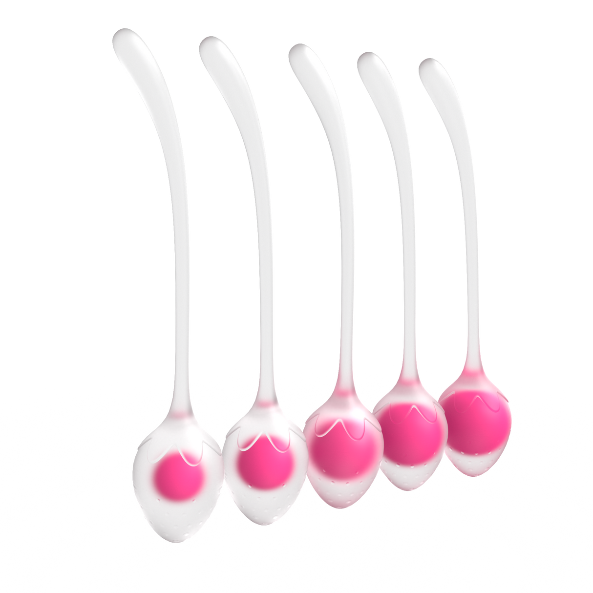 Crystal Strawberry Kegel Ball Set