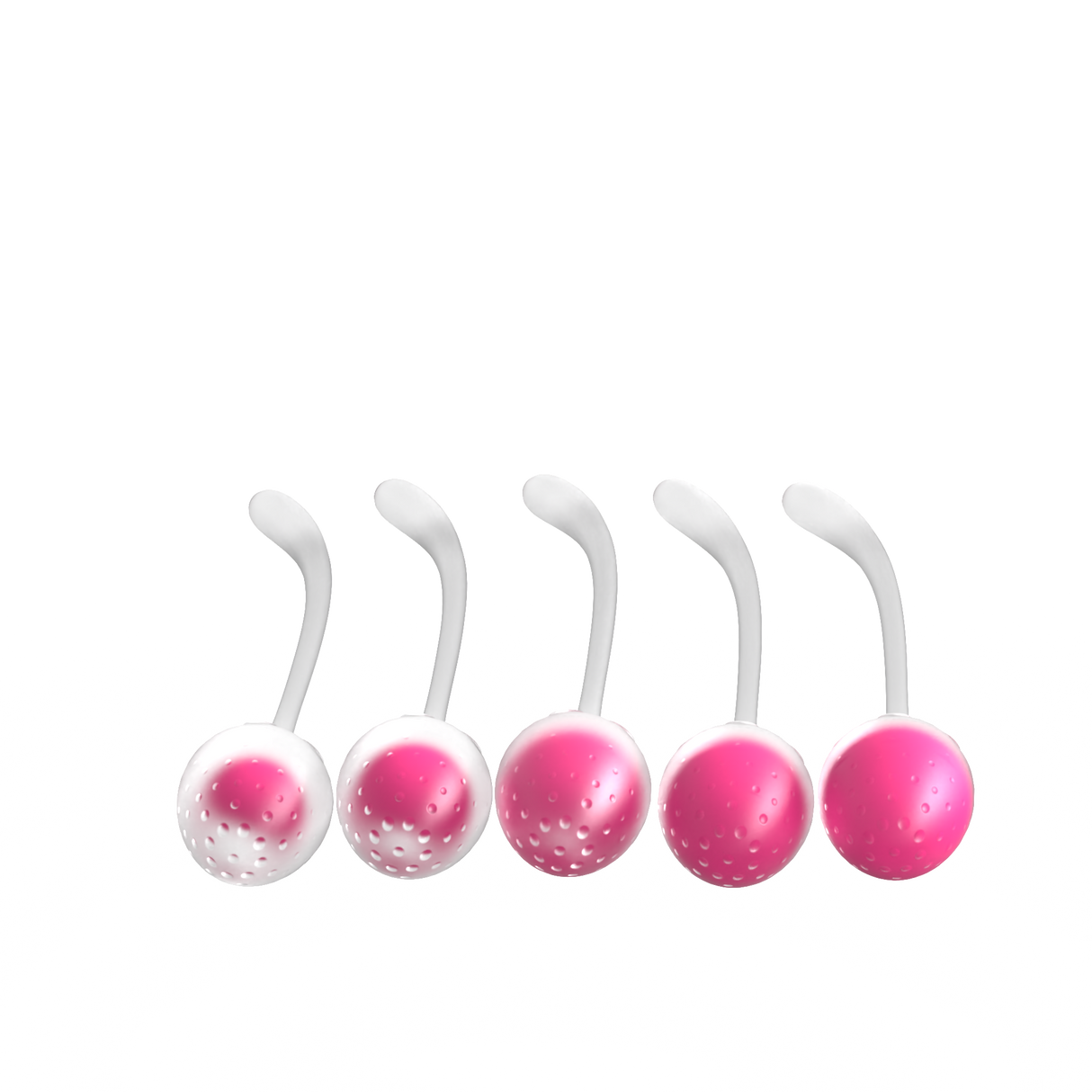 Crystal Strawberry Kegel Ball Set