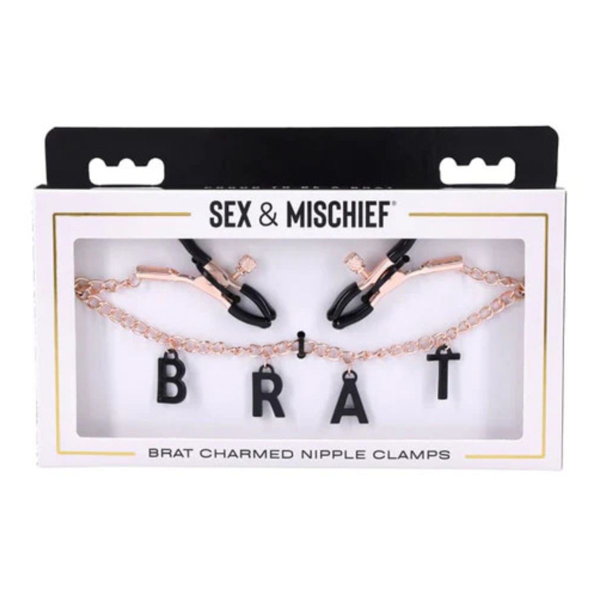 Sex & Mischief - Brat Charmed Nipple Clamps - Boutique Séduction