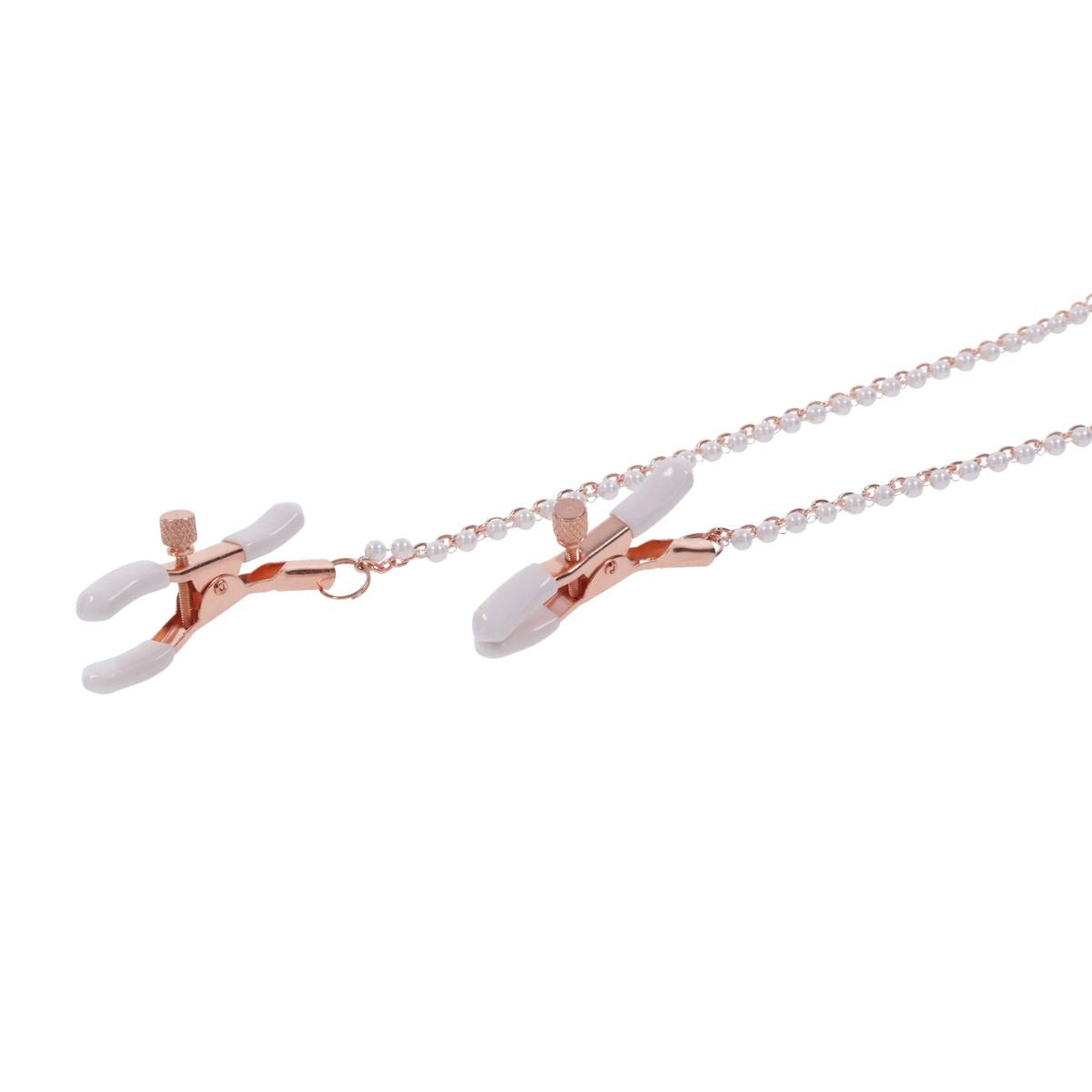 Peaches 'N Creame - Collar with Nipple Clamps - Boutique Séduction