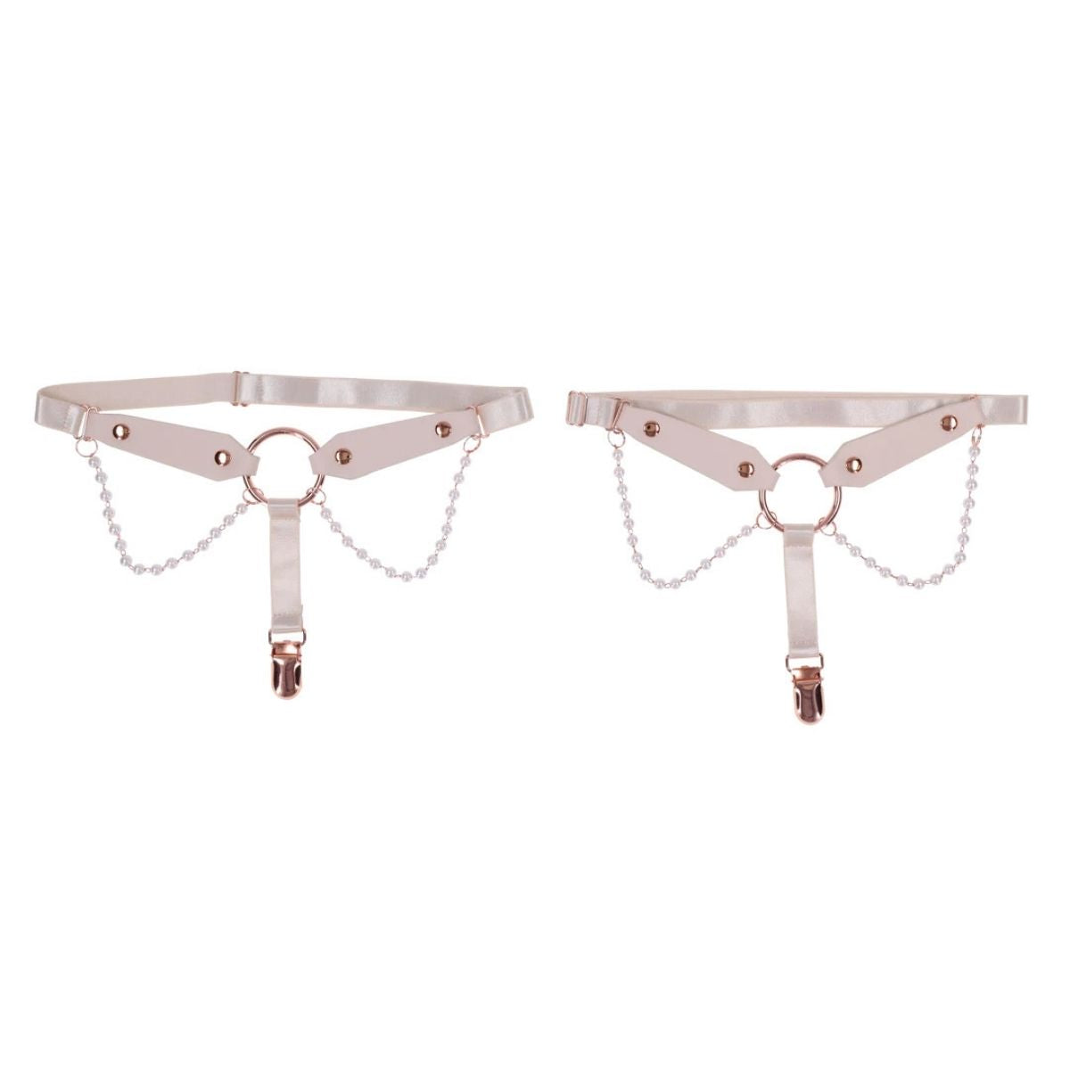 Peaches 'N Creame - Pearl Garters - Boutique Séduction