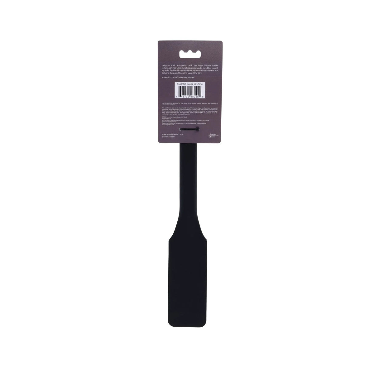 Pins & Needles Silicone Paddle with Insertable Handle