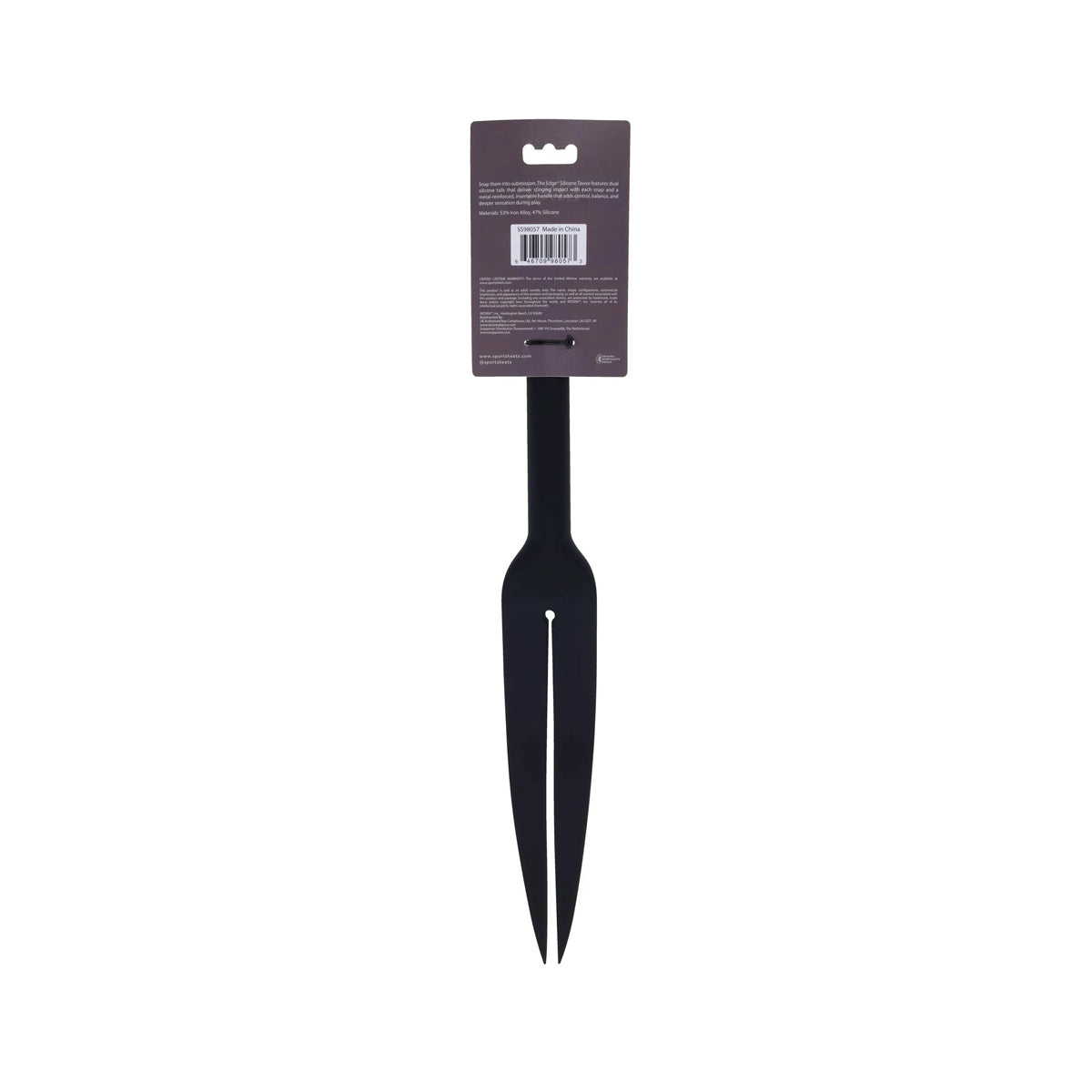 Silicone Tawse with Insertable Handle