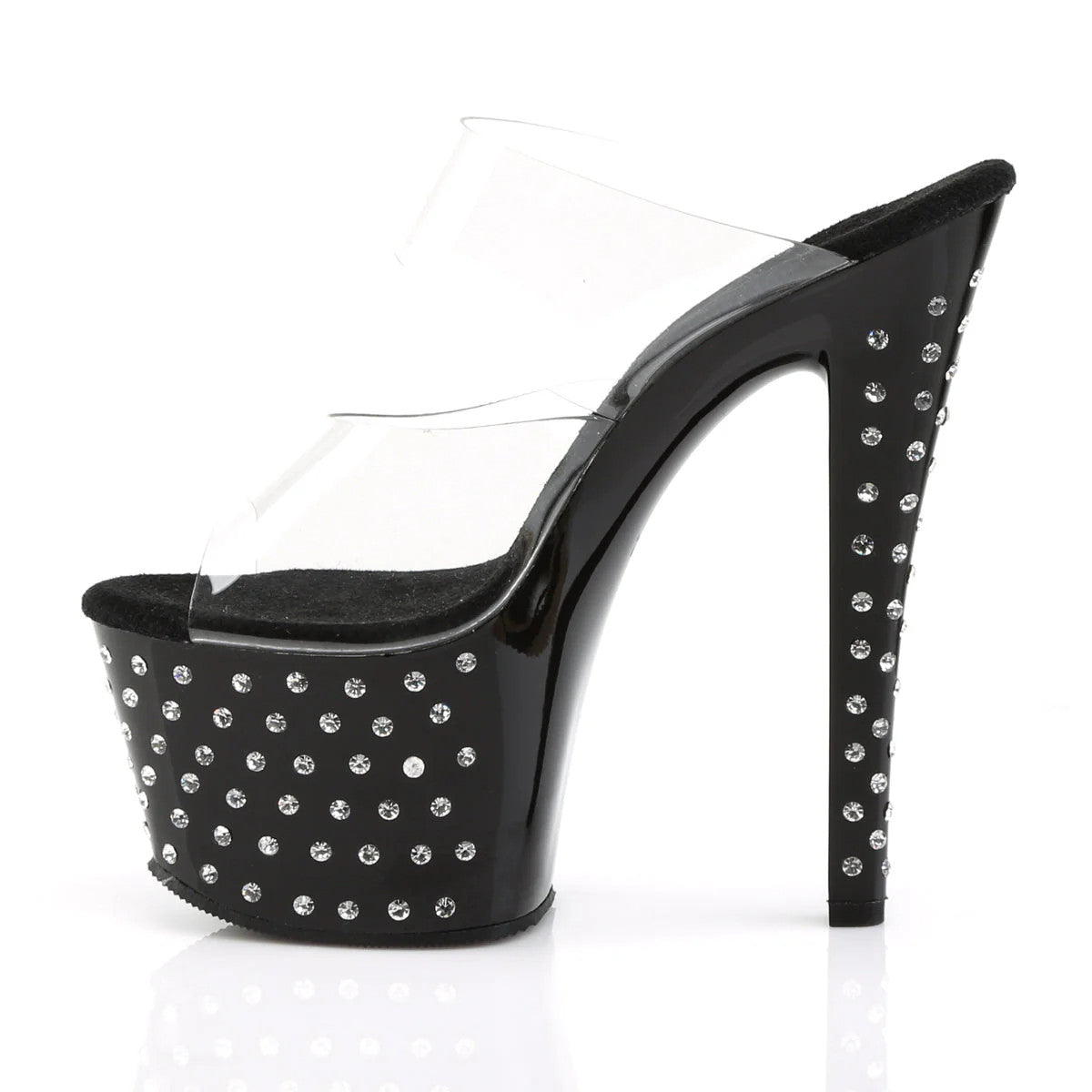 Platform Sandals Stardust 7" Heel Pleaser Shoes - Boutique Séduction