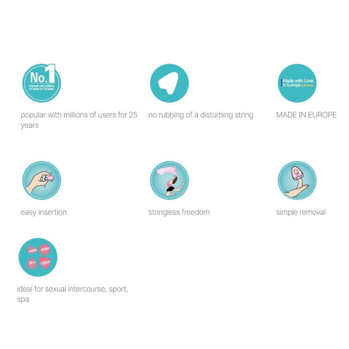 Enjoy discreet, ultra-soft protection with Soft Tampons. Perfect for swimming, sports, spa visits, and intimate moments. Comfortable, skin-friendly, and OEKO-TEX certified.