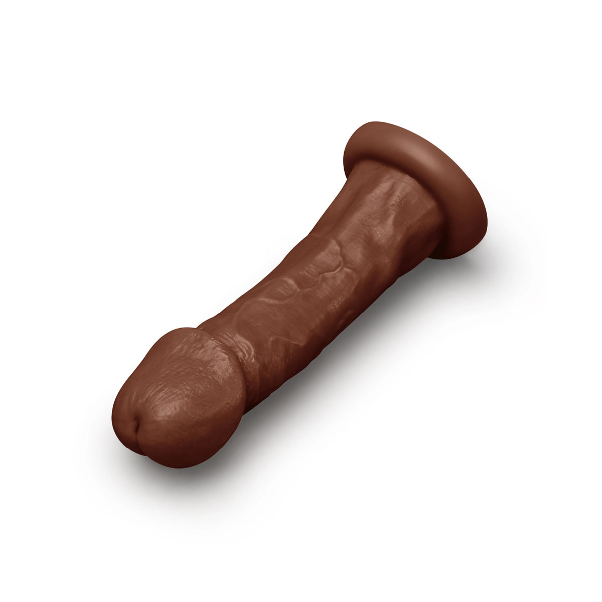 Together Tones 9-Inch Realistic Girthy Strap-On Dildo with Flared Suction Base