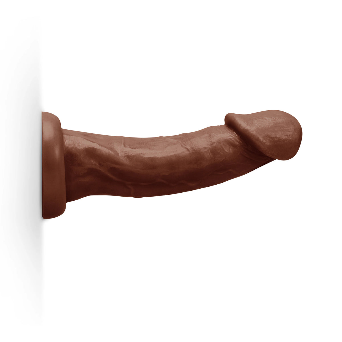 Together Tones 9-Inch Realistic Girthy Strap-On Dildo with Flared Suction Base