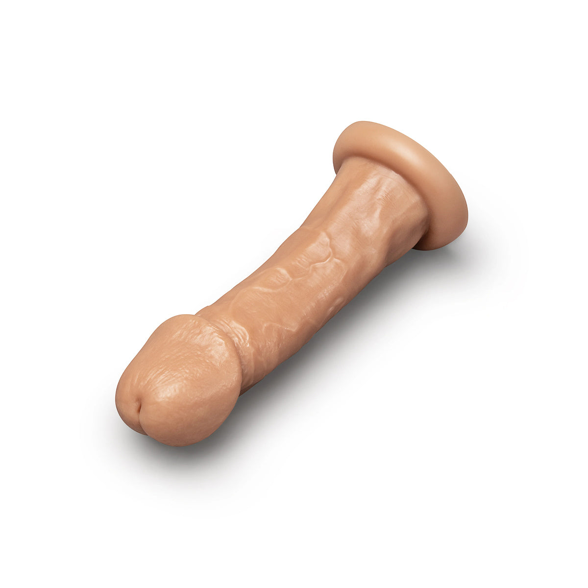 Together Tones 9-Inch Realistic Girthy Strap-On Dildo with Flared Suction Base