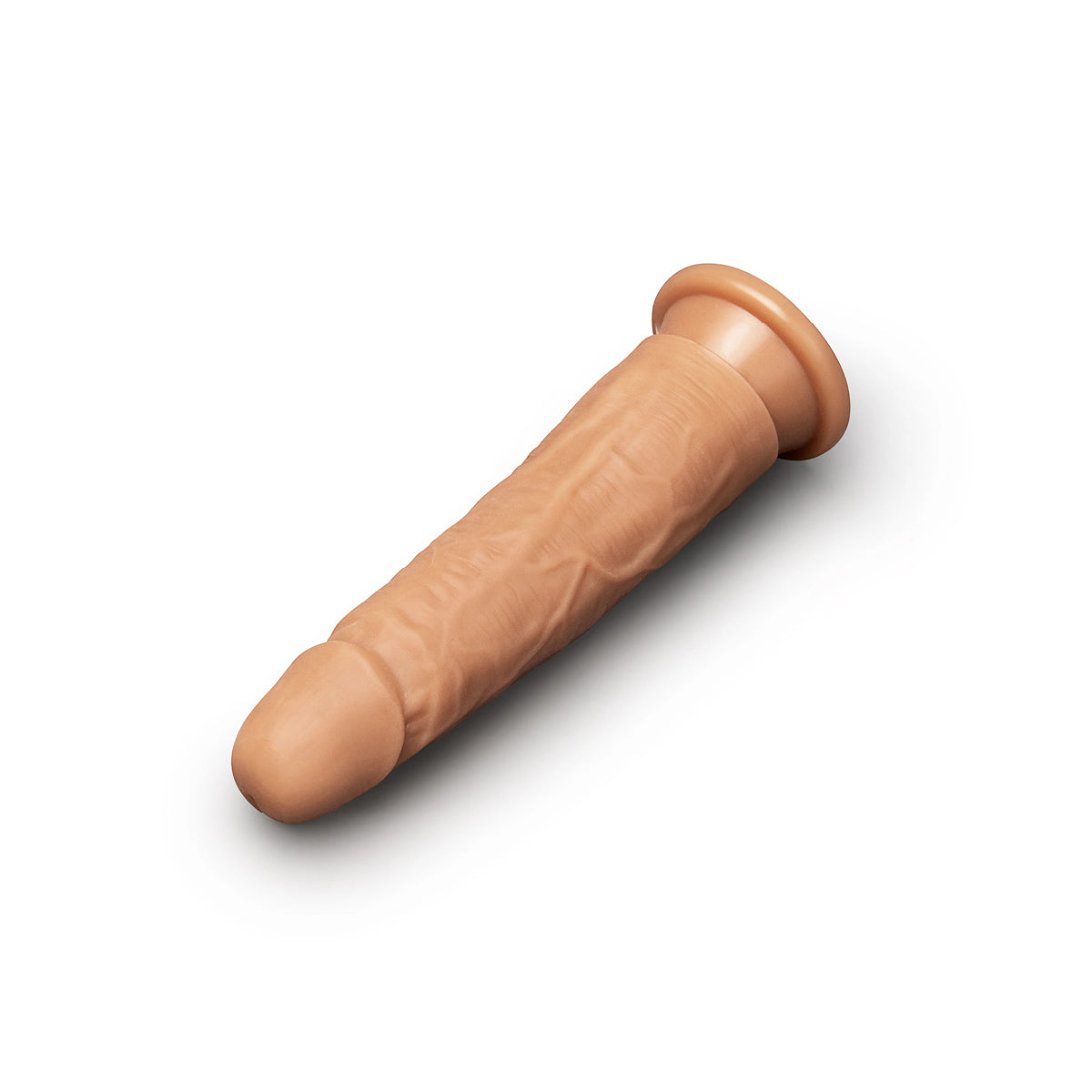7.75-Inch Realistic Girthy Strap-On Dildo with Flared Suction Base