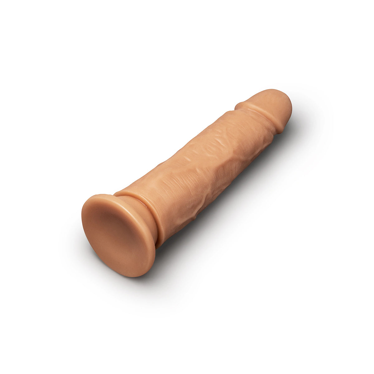 7.75-Inch Realistic Girthy Strap-On Dildo with Flared Suction Base