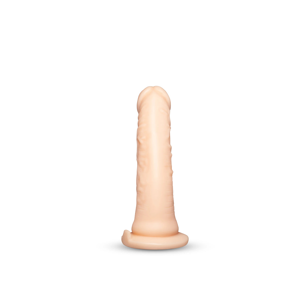 8-Inch Realistic Girthy Strap-On Dildo with Flared Suction Base