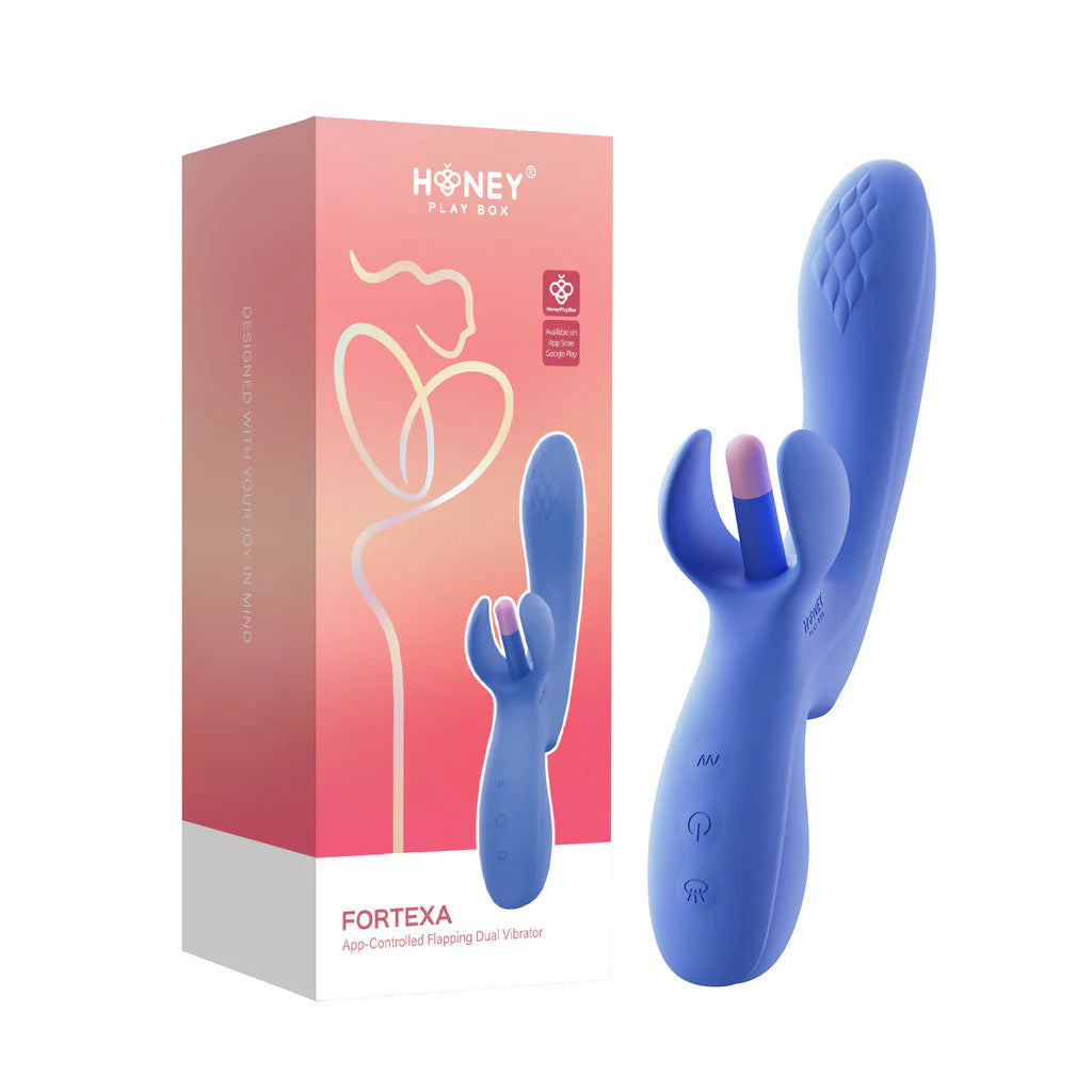 Fortexa Flapping Dual Vibrator Honey Play Box - Boutique Séduction