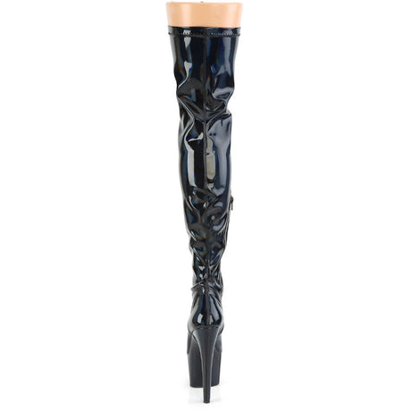 Hologram High Boot 7" Heel Pleaser Shoes - Boutique Séduction