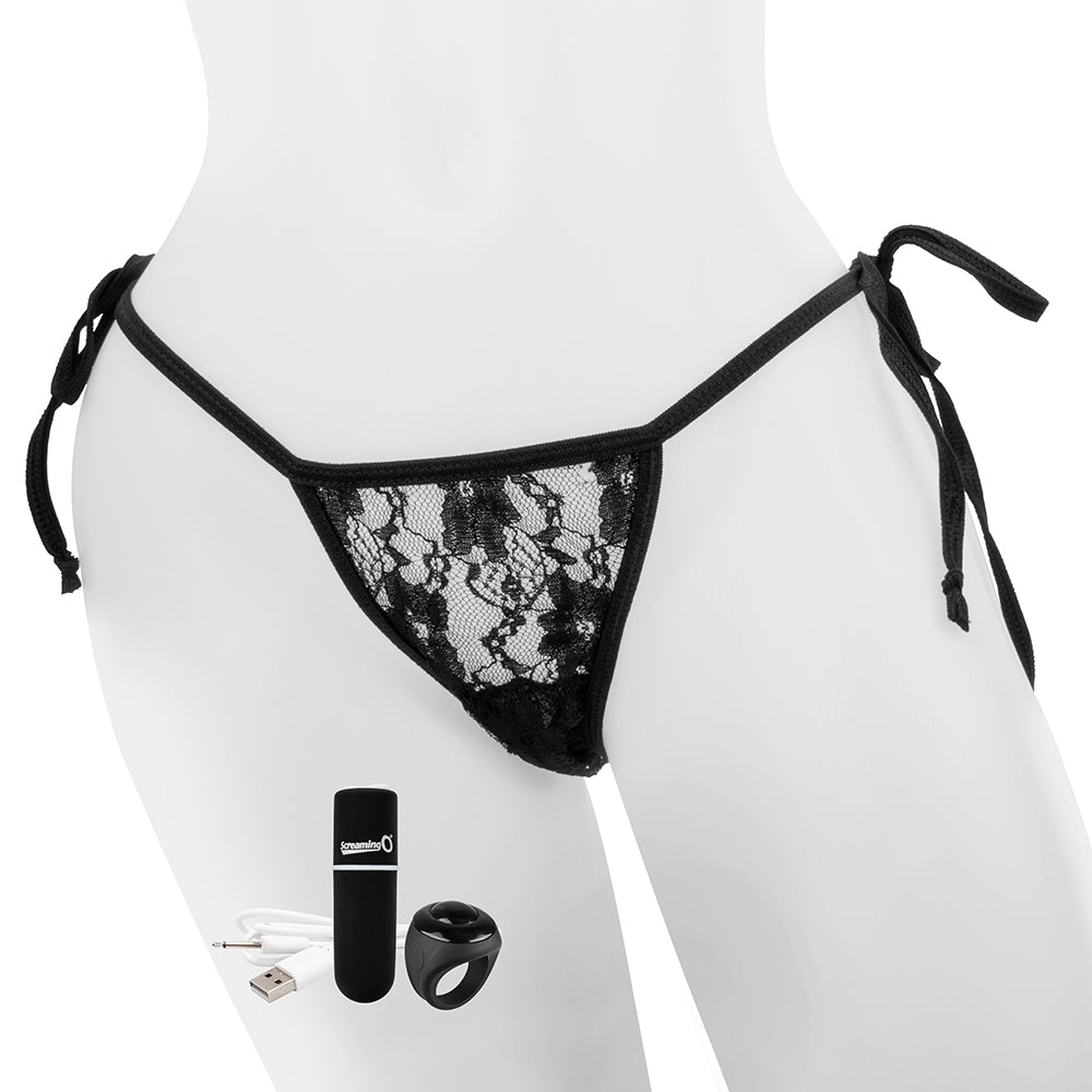Rechargeable Vibrating Panty Set Screaming O - Boutique Séduction