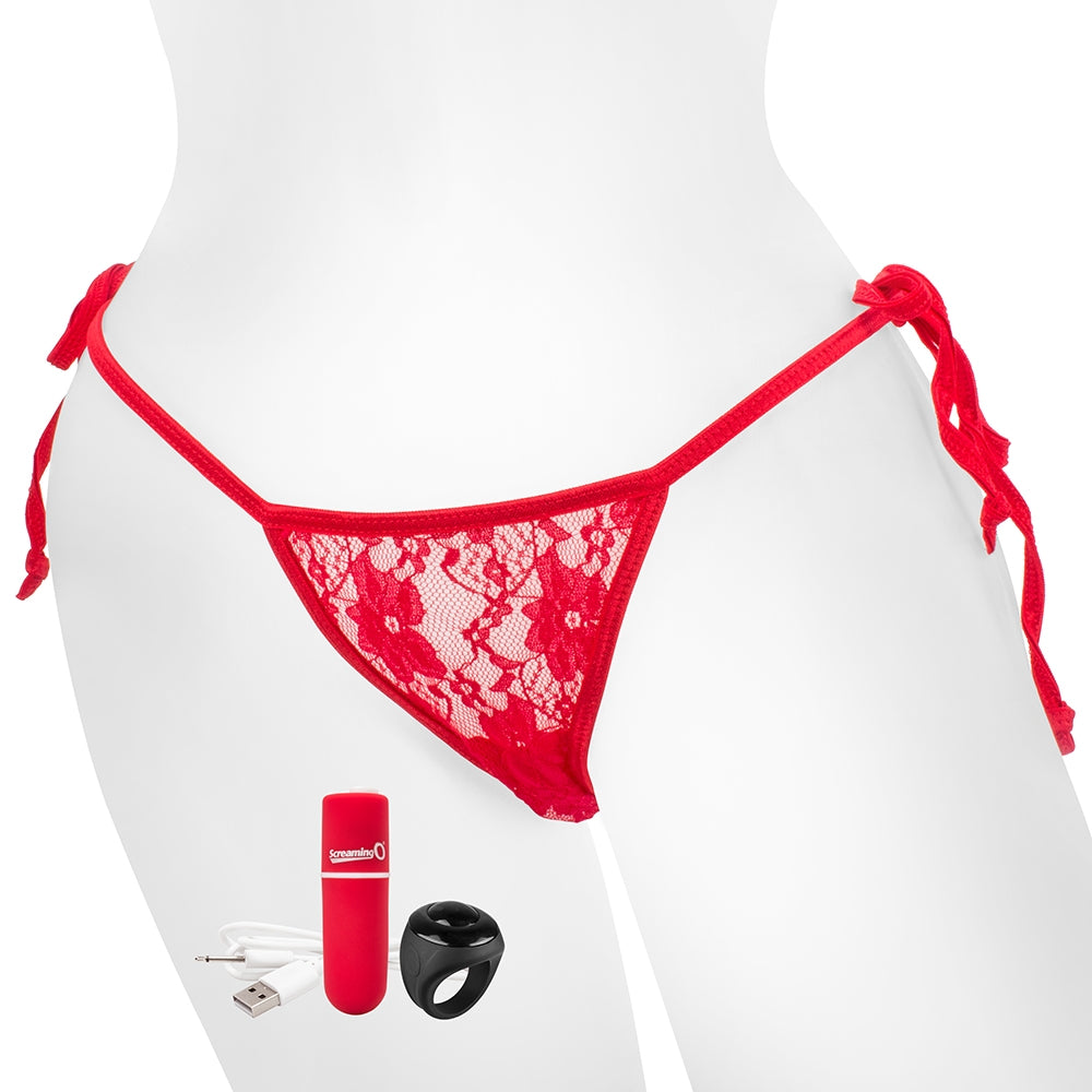 Rechargeable Vibrating Panty Set Screaming O - Boutique Séduction
