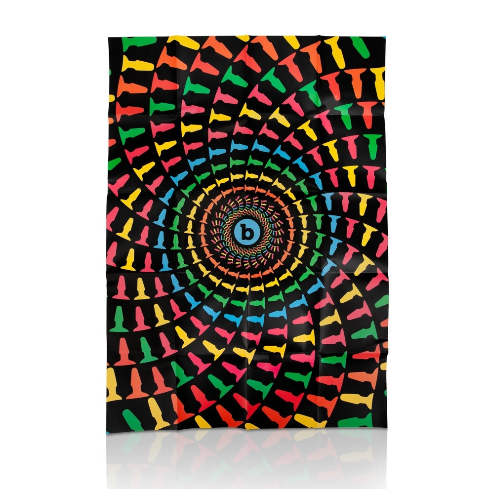 Peace & Love Tie-Dye Rimming Plug - Limited Edition B-Vibe - Boutique Séduction